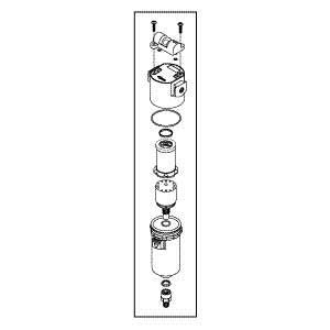 Coalescing Filter Assembly (10 oz.) For Dental Compressor - CMA022