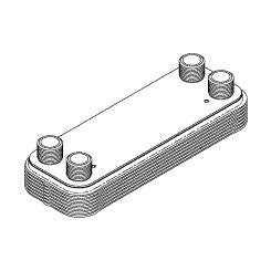 Heat Exchanger for Amsco/Steris Vacuum Pump Assembly Part: AMX290