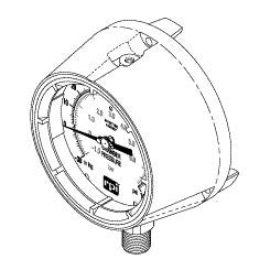 Pressure Gauge (Chamber) for Amsco/Steris Front Panel Part: AMG288