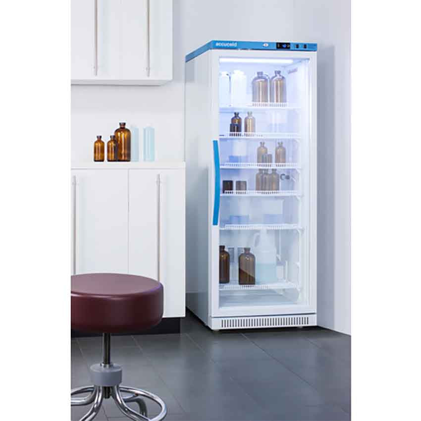 Accucold -12 Cu.Ft. Upright Laboratory Refrigerator - Full Blown 