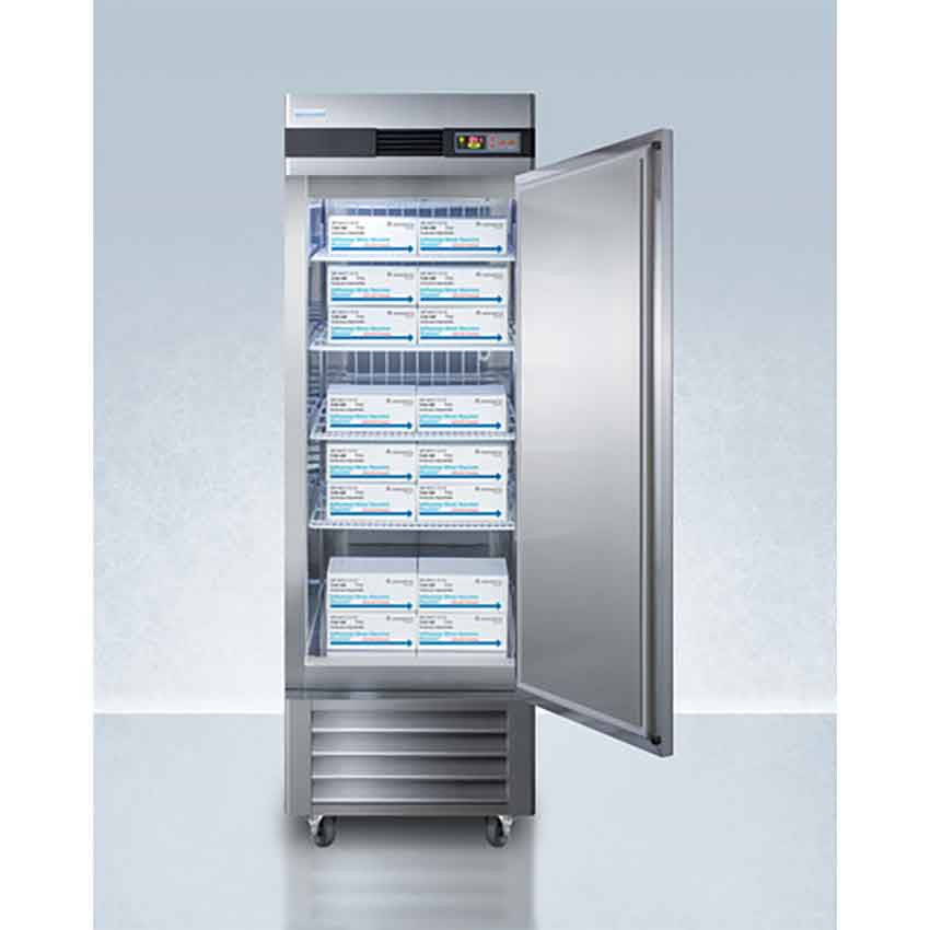 Accucold - Upright Pharmacy Refrigerator - 23 Cu.Ft. W/Product Items 