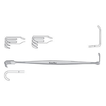 Retractor, Senn 6-1/4", Blunt Prongs, Meisterhand SKU: MH11-76