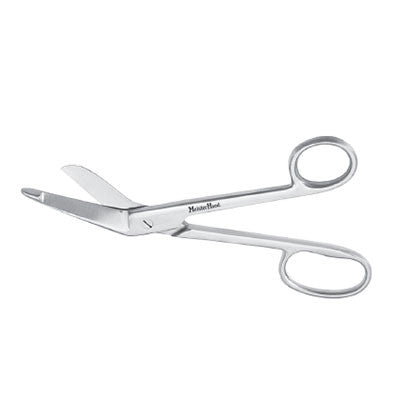 Scissors, 8" Lister Bandage, Large Finger Ring, Meisterhand SKU:MH5-550