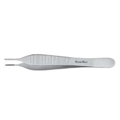 Forceps, Adson Dressing 4-3/4", Serrated, Meisterhand SKU:MH6-118