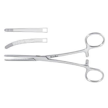 Forceps, Rochester Carmalt, 8", Curved, Meisterhand SKU: MH7-182