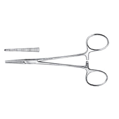 Baby Forceps, Crile 5-1/2", Straight, Meisterhand SKU: MH7-50