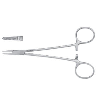 Needle Holder, Crile-Wood, 5-7/8", Serrated, Meisterhand SKU:MH8-50