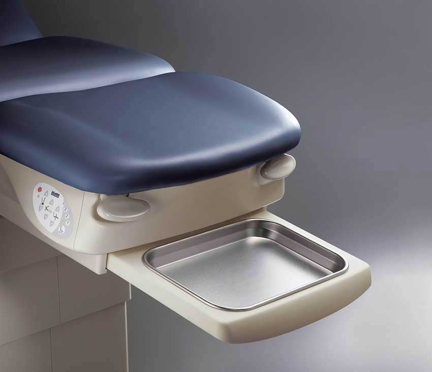 Midmark 647  Power Podiatry Procedures Chair - Debris Tray