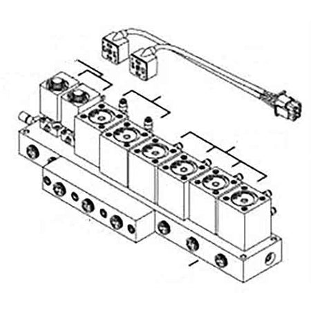 Manifold,  (8 STN) DSD Medivator Endoscope Part: MTA038