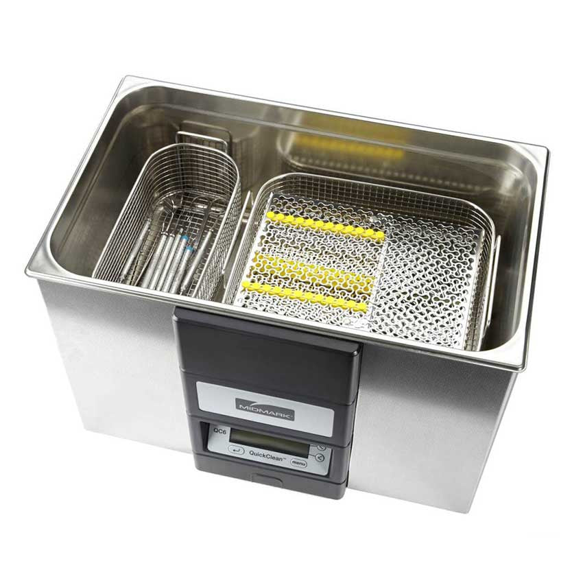 Booth Medical - Midmark QuickClean Ultrasonic Cleaner, 6.6 Gallon - QC6-01 Inside View